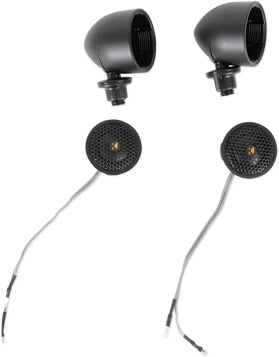 51KSS6704 KICKER KS Series 6.75" 6 3/4  Inch Component Speakers 1" Inch Tweeters 125W RMS Car Audio 4 Ohm (Pair)