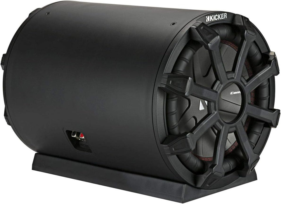 46CWTB82 KICKER 8" CompR TB Marine Loaded Subwoofer Enclosure w/ Passive Radiator 300W RMS 2 Ohm
