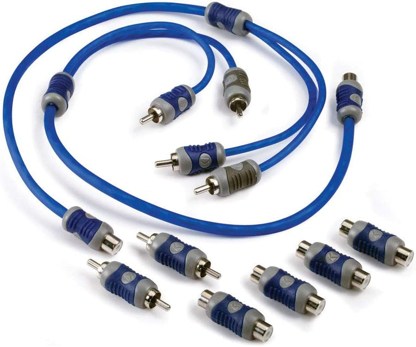 46KIYFM KICKER K-Series RCA Y-Adapter kit, male and female (Pair)