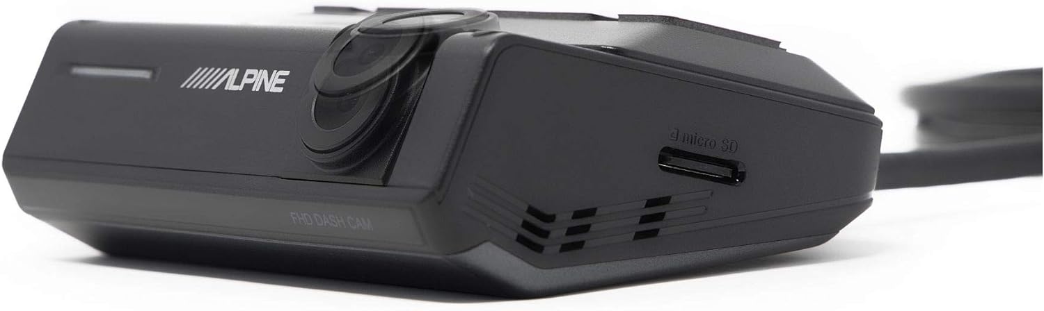 DVR-C320R Alpine Premium 1080P Night Vision Dash Camera Bundle (Front + Rear) with Built-in Drive Assist