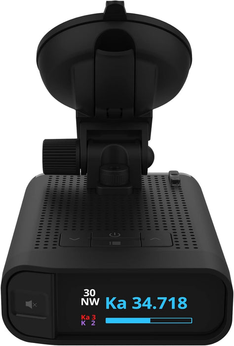 DS1 Radenso Extreme Range Radar Detector - Magnet Mount, Bluetooth App, Multi Color OLED Display, Less False Alerts, Auto GPS Lockouts