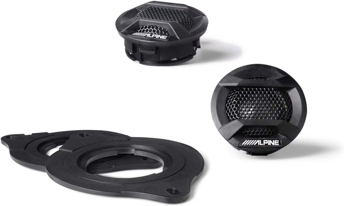 SPV-65X-WRA Alpine 2-Way Component Weather Resistant Speaker System for 2007-2018 Jeep® Wrangler JK 75W RMS 4 Ohm (Pair)