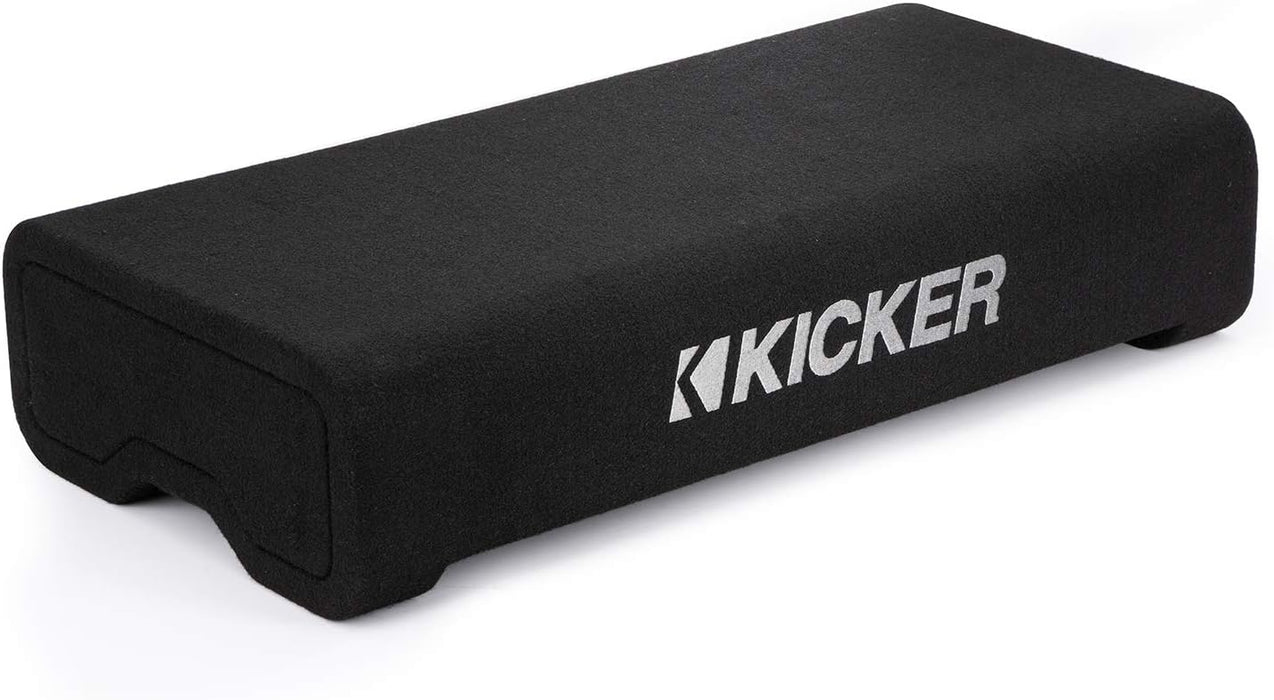 48TRTP82 KICKER 8" CompRT Subwoofer Single Loaded Down Firing Enclosure 300W RMS 2 Ohm