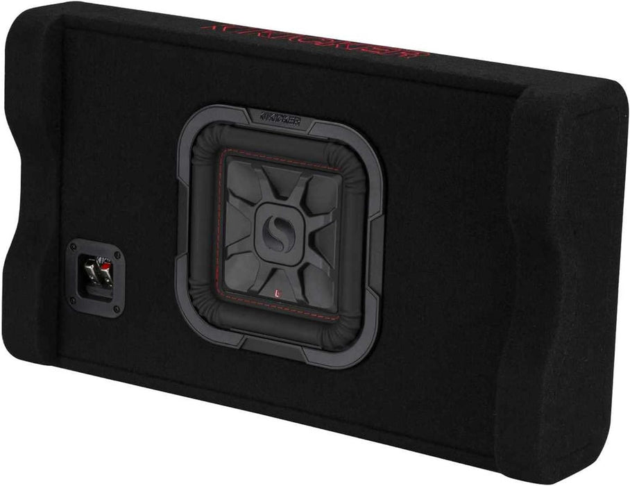49L7TDF82 KICKER 8" L7T Subwoofer Single Loaded Down Firing Enclosure 350W RMS 2 Ohm