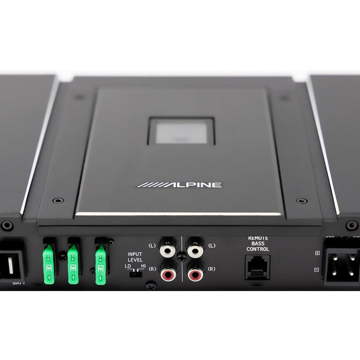 HDA-M80 Alpine Status Hi-Res Mono Subwoofer Amplifier 800W RMS at 2-Ohm, Hi-Res Certified