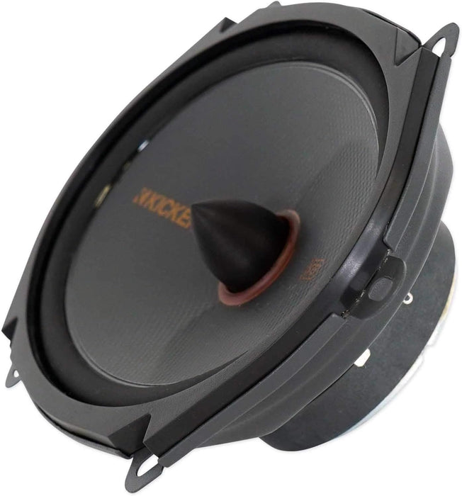 51KSS6804 KICKER KS Series 6x8" Inch Component Speakers 1" Inch Tweeters 125W RMS Car Audio 4 Ohm (Pair)