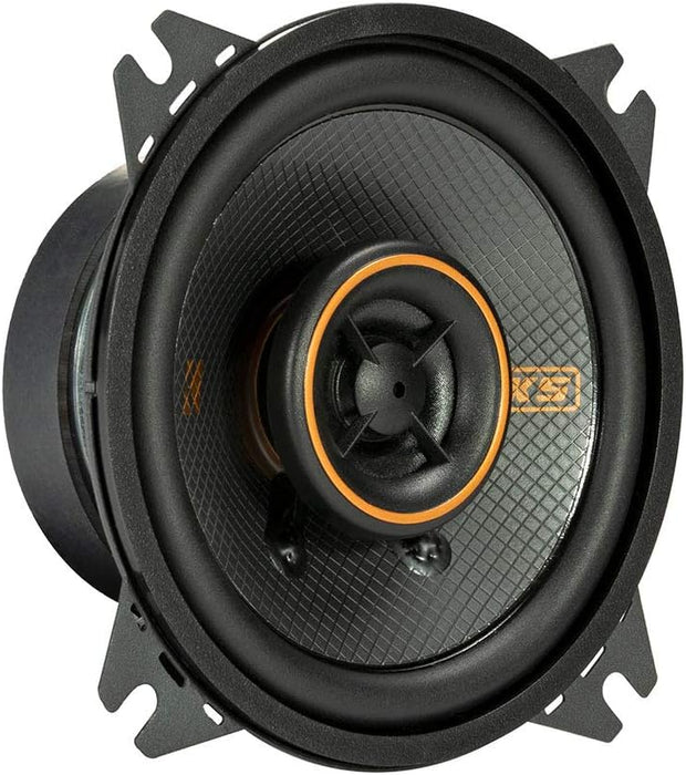 51KSC404 KICKER KS Series 4" Inch Coaxial 2 Way Speakers 75W RMS 4 Ohm Car Audio (Pair)
