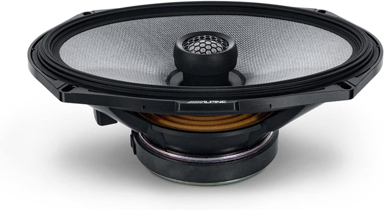 R2-S69 Alpine R-Series 6x9" High-Resolution Coaxial 2-Way Speakers 100W RMS 4 Ohm Car Audio (Pair)