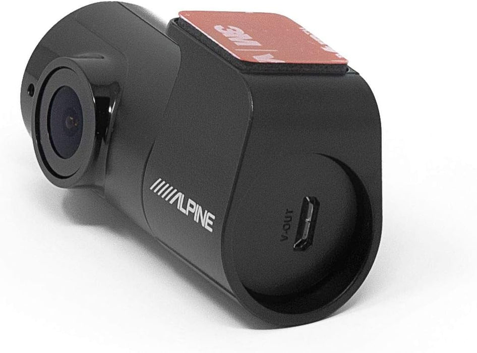 DVR-C320R Alpine Premium 1080P Night Vision Dash Camera Bundle (Front + Rear) with Built-in Drive Assist