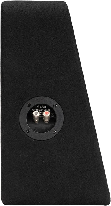 50TCWC104 KICKER 10" CompC Subwoofer Single Loaded Enclosure Ported 250W RMS 4 Ohm