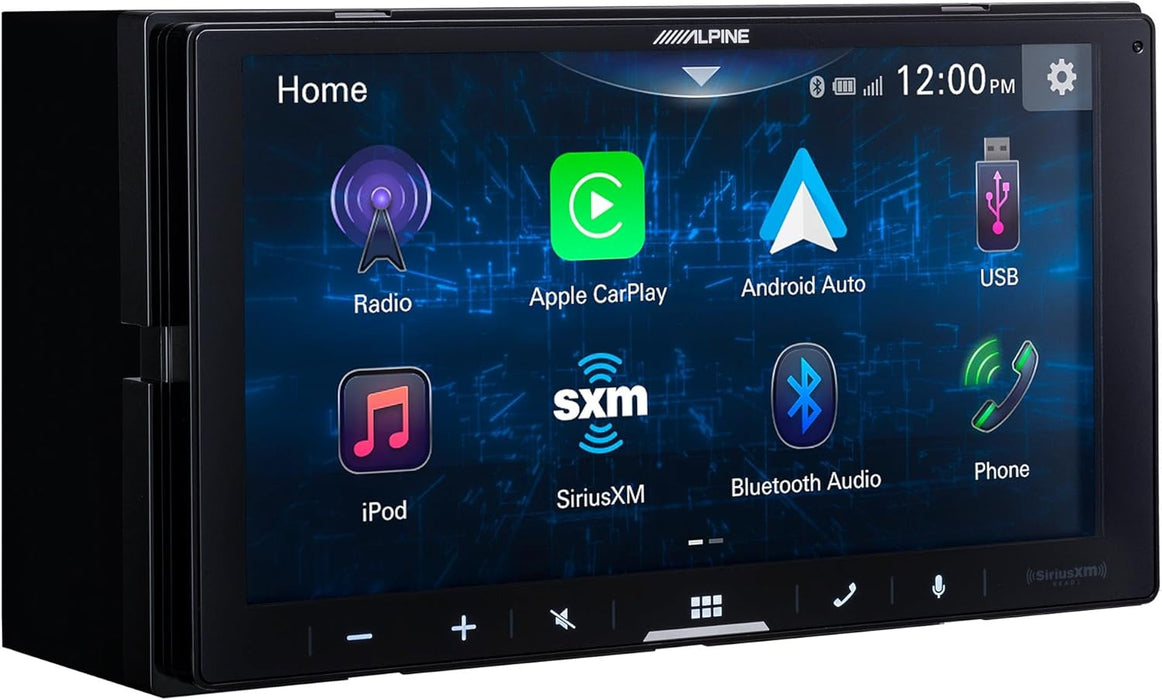 iLX-W770 Alpine 7" Digital Multimedia Receiver Shallow Chassis Double-Din Touchscreen Head Unit with Wireless CarPlay and Android Auto