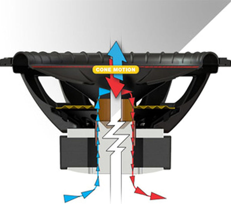 50CVX122 KICKER 12" CompVX Subwoofer Sub 750W RMS 2 Ohm DVC