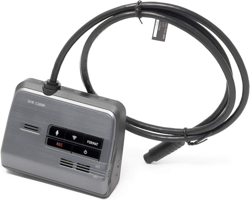 DVR-C320R Alpine Premium 1080P Night Vision Dash Camera Bundle (Front + Rear) with Built-in Drive Assist