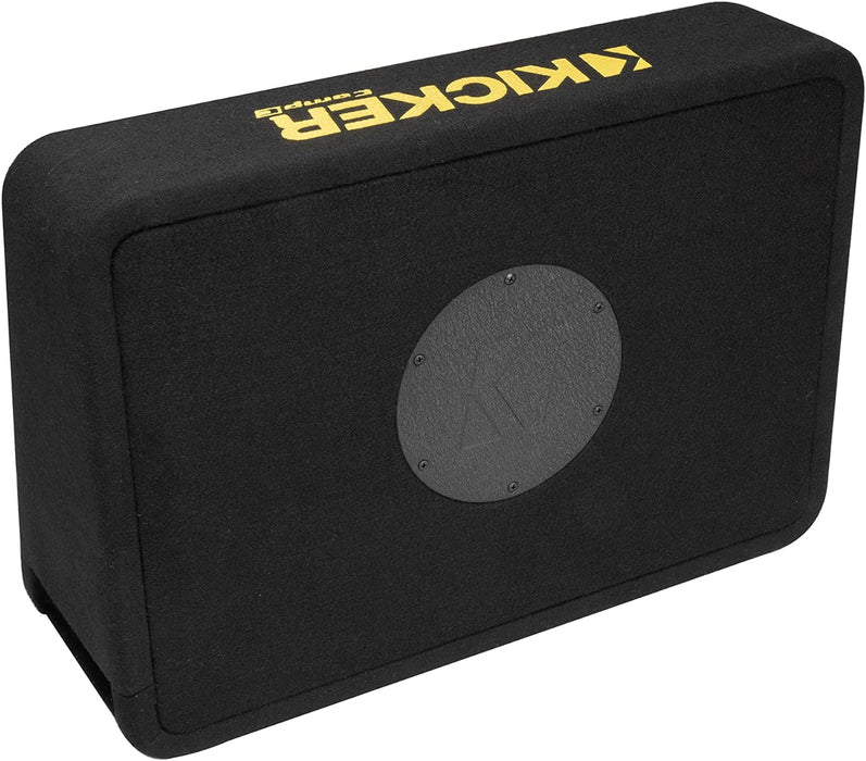 50TCWC102 KICKER 10" CompC Subwoofer Single Loaded Enclosure Ported 250W RMS 2 Ohm