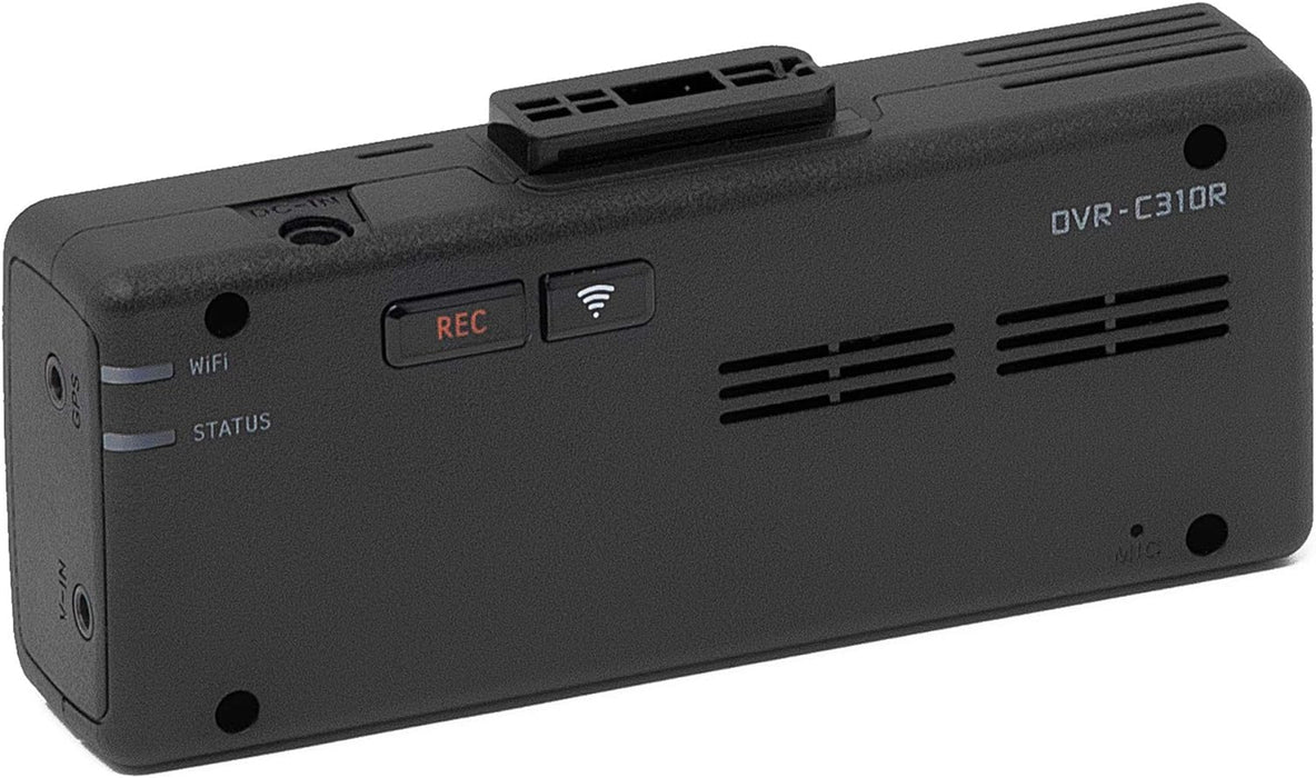 DVR-C310R Alpine Premium 1080P Dash Camera Bundle (Front & Rear) with Impact Recording