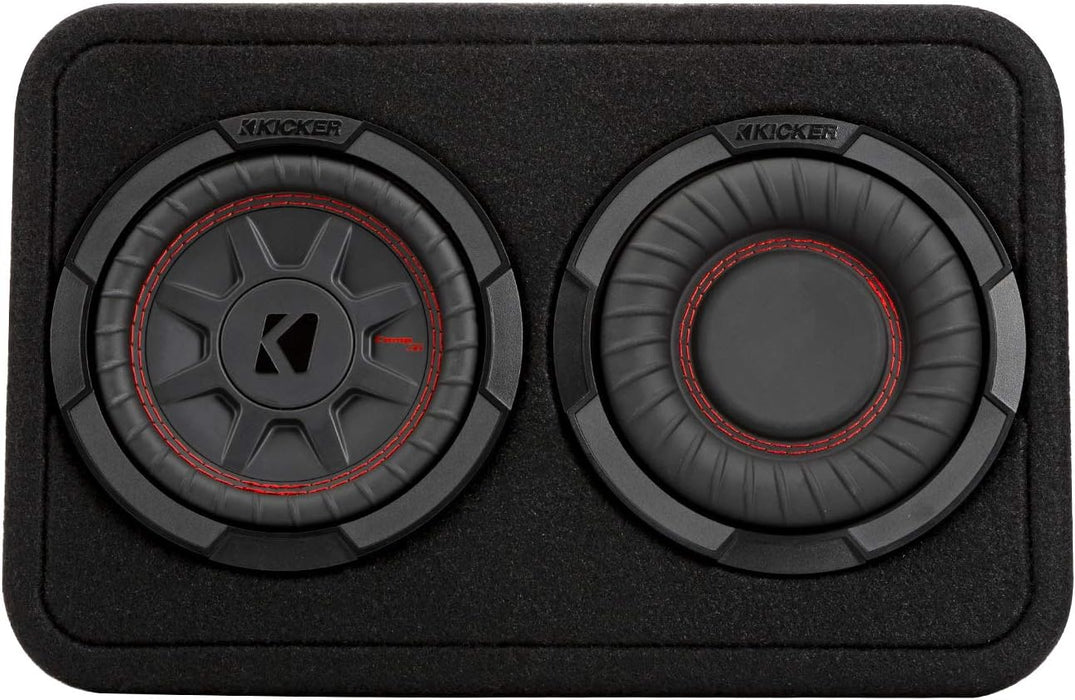 48TCWRT672 KICKER 6.75" CompRT Subwoofer Single Loaded Enclosure 150W RMS 2 Ohm