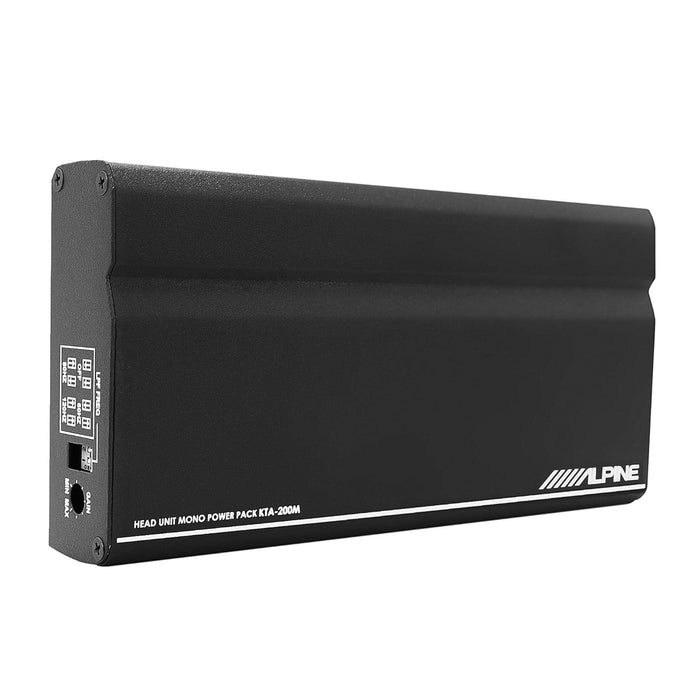 KTA-200M Alpine Power Pack Compact Mono Subwoofer Amplifier 200W RMS at 2-Ohm 400W Peak PowerStack