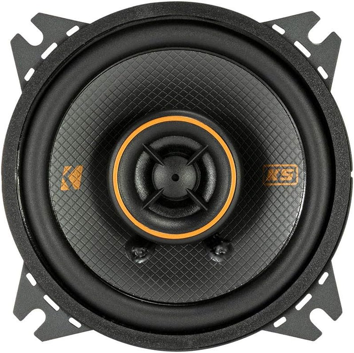 51KSC404 KICKER KS Series 4" Inch Coaxial 2 Way Speakers 75W RMS 4 Ohm Car Audio (Pair)