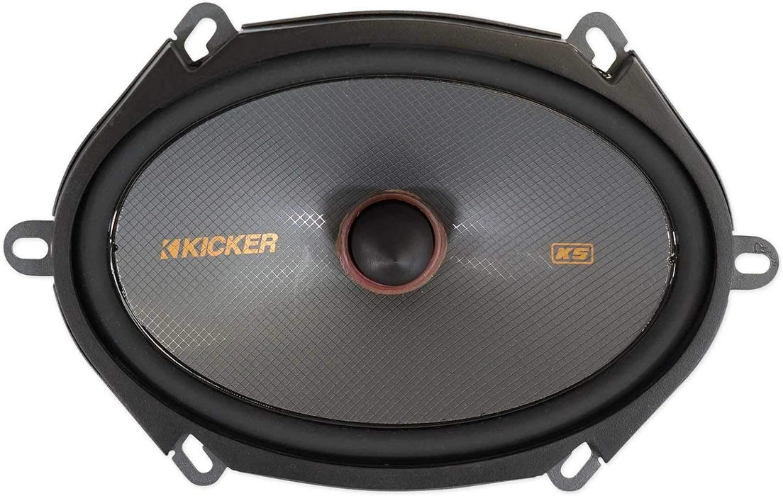 51KSS6804 KICKER KS Series 6x8" Inch Component Speakers 1" Inch Tweeters 125W RMS Car Audio 4 Ohm (Pair)