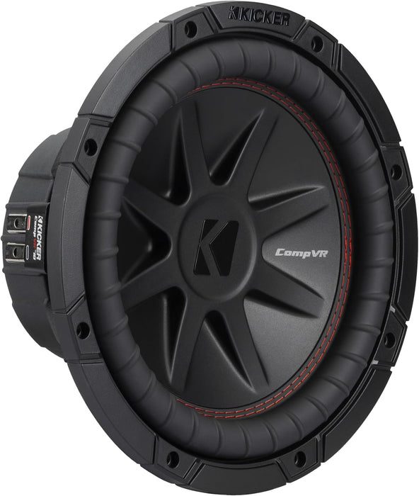 52CVR102 KICKER 10" CompVR Subwoofer Sub 375W RMS 2 Ohm DVC