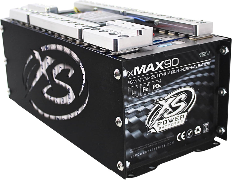 XMAX-90-DIY XS Power Battery xMAX 12 Volt Lithium PowerCell 20,000 Watts Max 90aH (360aH Equivalent)