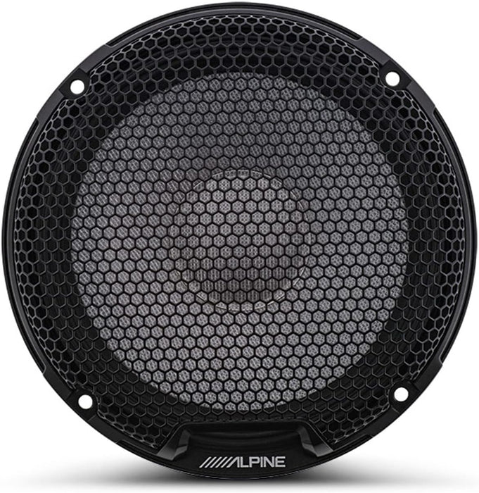 R2-S65C Alpine R-Series 6.5" High-Resolution 2-Way Component Speaker Set w/ 1" Tweeters 100W RMS Car Audio 4 Ohm (Pair)