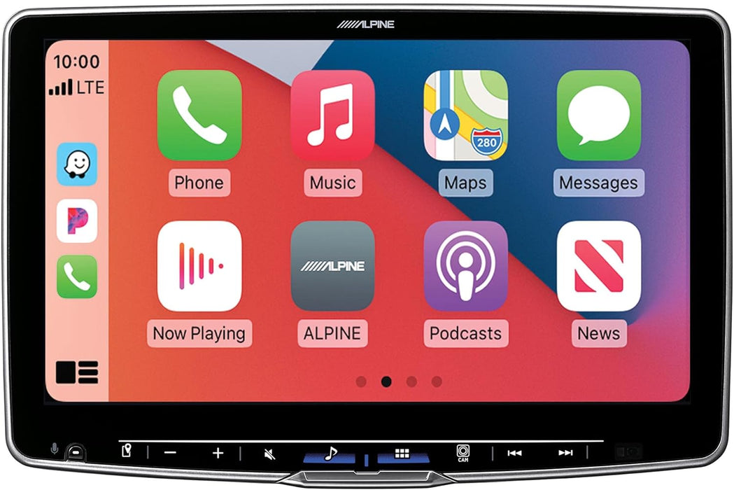iLX-F511 Alpine Halo11 Multimedia Receiver 11” Floating HD Touchscreen Display Hi-Res Audio Head Unit with Wireless CarPlay and Wireless Android Auto HDMI iDatalink Maestro