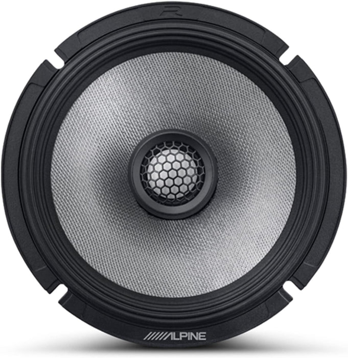 R2-S65 Alpine R-Series 6.5" 6 1/2 inch High-Resolution Coaxial 2-Way Speakers 100W RMS 4 Ohm Car Audio (Pair)