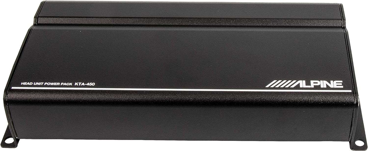 KTA-450 Alpine 4-Channel Power Pack Amplifier 45W RMS x 4, at 2 Or 4 Ohms PowerStack