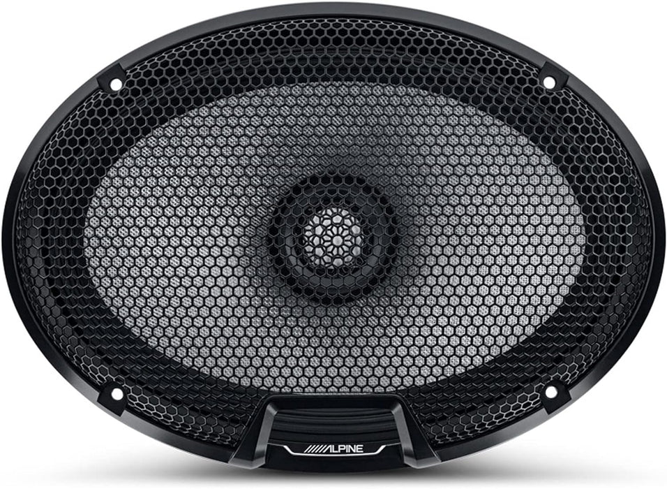 R2-S69 Alpine R-Series 6x9" High-Resolution Coaxial 2-Way Speakers 100W RMS 4 Ohm Car Audio (Pair)