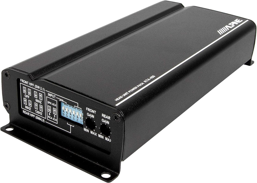 KTA-450 Alpine 4-Channel Power Pack Amplifier 45W RMS x 4, at 2 Or 4 Ohms PowerStack