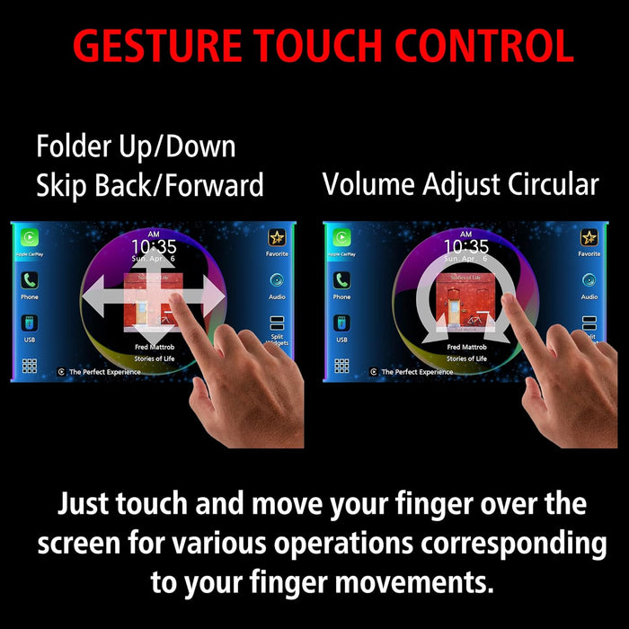 KW-Z1001W JVC 10.1" Floating Touchscreen HD Display Hi-Res Audio Digital Multimedia Receiver Single-Din Head Unit with Wireless CarPlay and Wireless Android Auto, HDMI, AM/FM, Bluetooth, USB-C, iDatalink Maestro, SiriusXM Ready, Car Radio