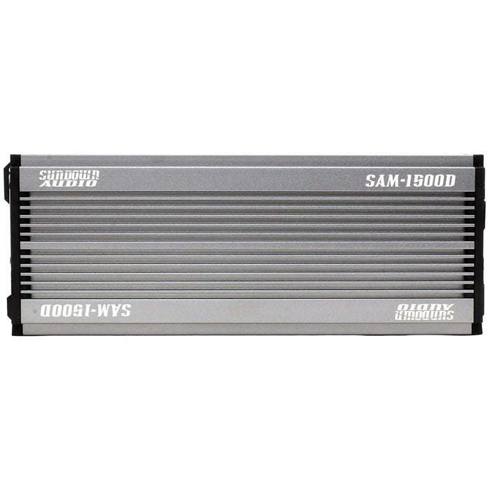 PS-SAMv21500 Sundown Audio Marine Powersports SAMv.2 1500D Micro Subwoofer Mono Class D Amplifier 1500W RMS 1 Ohm Waterproof IP67