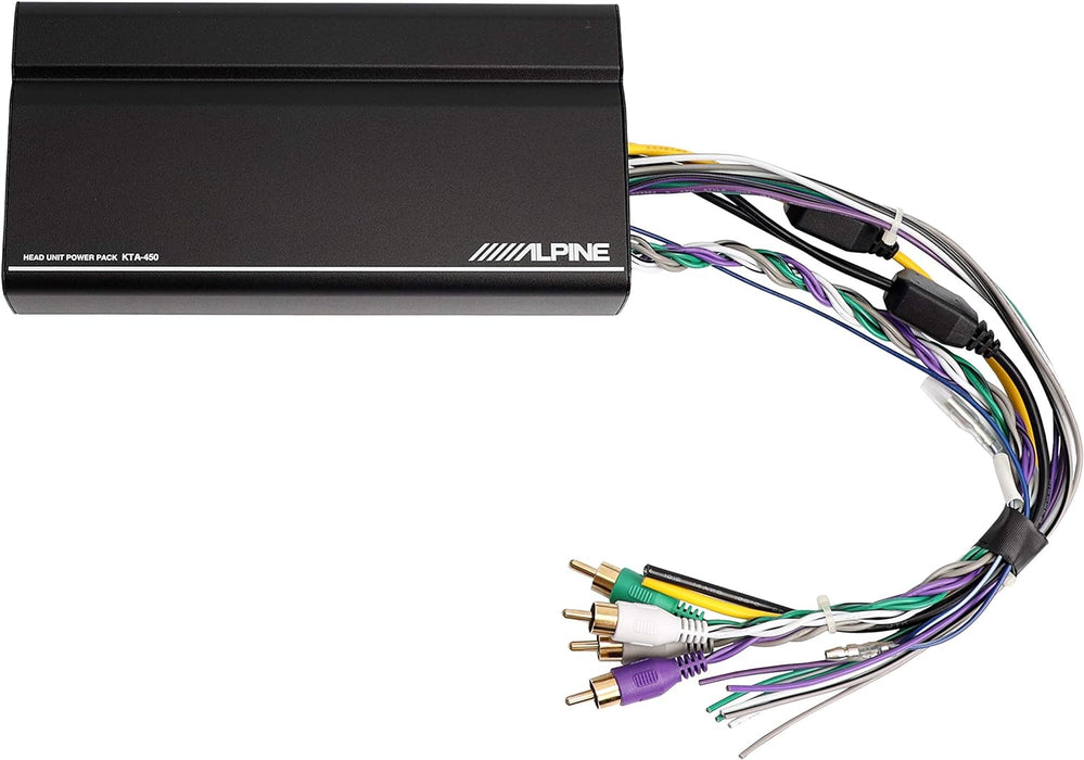 KTA-450 Alpine 4-Channel Power Pack Amplifier 45W RMS x 4, at 2 Or 4 Ohms PowerStack