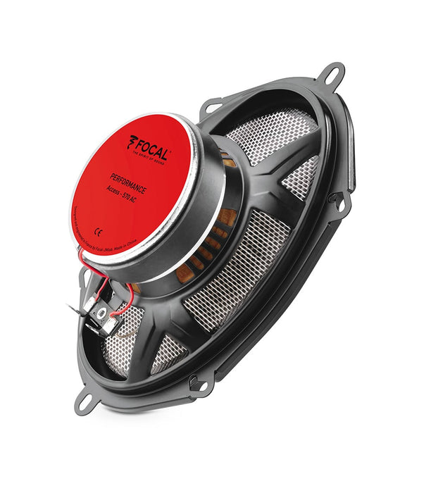 570 AC Focal Access 5x7" inch Coaxial 2 Way Speakers 60W RMS 4 Ohm Performance Car Audio (Pair)