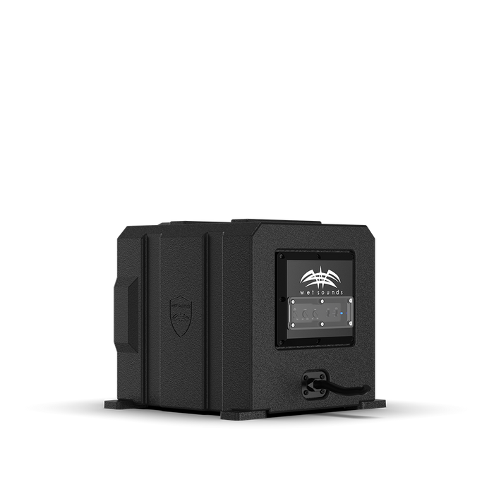 STEALTH AS-8 Wet Sounds 8" inch Powered Marine Sub Subwoofer Enclosure Class D Amplifier 350W
