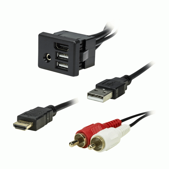 AXUSB-GM3 METRA USB/AUX/HDMI Replacement Panel - GM/Buick 2014-Up