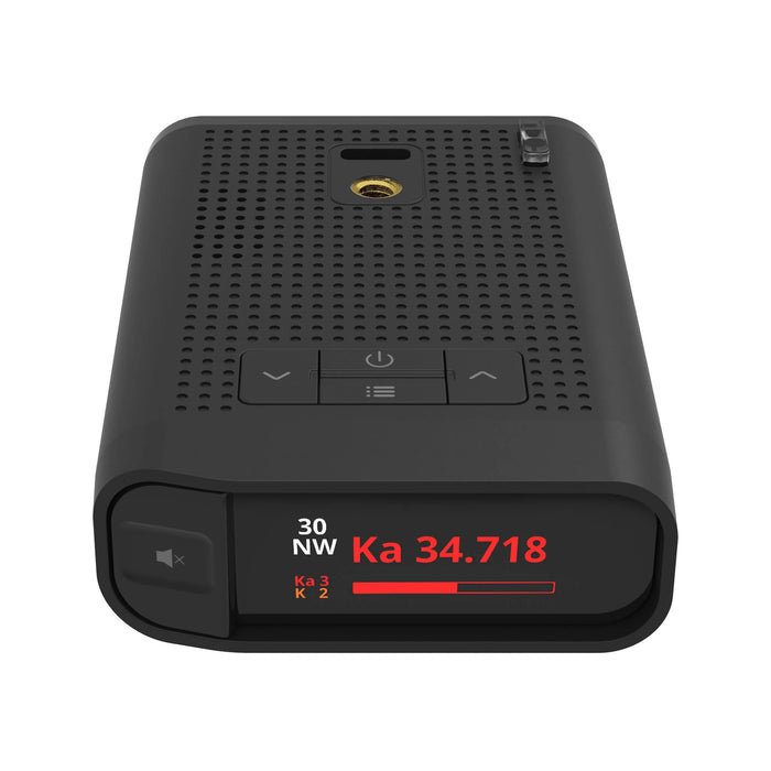 DS1 Radenso Extreme Range Radar Detector - Magnet Mount, Bluetooth App, Multi Color OLED Display, Less False Alerts, Auto GPS Lockouts