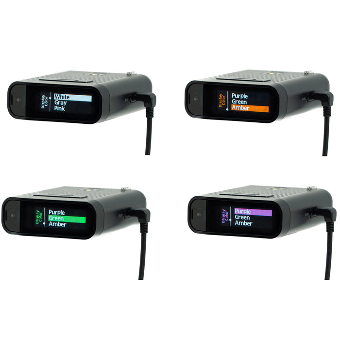 DS1 Radenso Extreme Range Radar Detector - Magnet Mount, Bluetooth App, Multi Color OLED Display, Less False Alerts, Auto GPS Lockouts