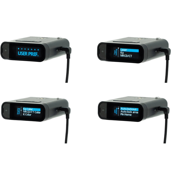 DS1 Radenso Extreme Range Radar Detector - Magnet Mount, Bluetooth App, Multi Color OLED Display, Less False Alerts, Auto GPS Lockouts