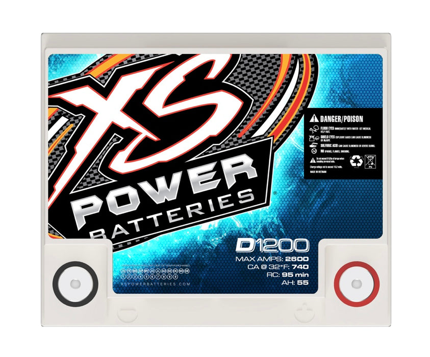 D1200 XS Power Battery 12V AGM D Series 1500W / 3000W
