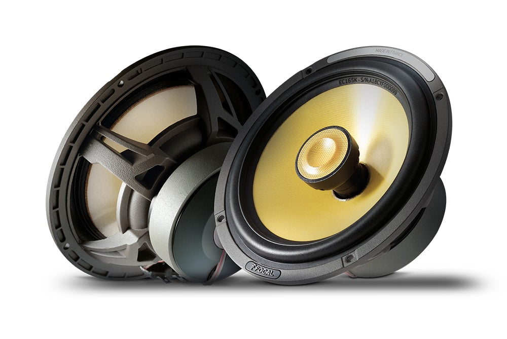 EC 165 K Focal K2 Power 6.5" 6 1/2 inch Kevlar Coaxial 2 Way Speakers 80W RMS 4 Ohm Elite Car Audio (Pair)