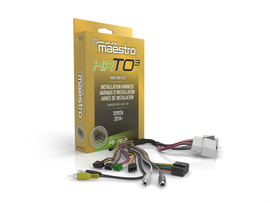 HRN-HRR-TO3 iDatalink Maestro Radio Replacement T-Harness - Toyota 2018-2024