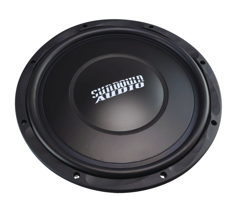 SW-HZS12D4 Sundown Audio Horizon HZS Series 12" inch Shallow Mount Subwoofer Sub 600W RMS 4 Ohm DVC