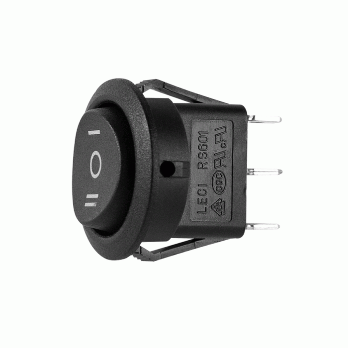 IBRRMOML Metra Round Rocker Switch - Momentary Up / Latched Down