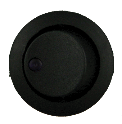 IBRRSP Metra Round Rocker Switch - Latched Up / Latched Down (Purple)