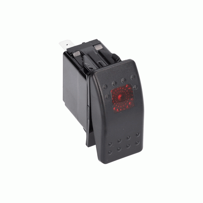 IBSSL Metra 3-Pin On/Off Panel Rocker Switch w/ Red LED