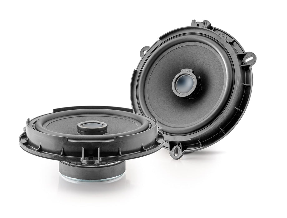 IC FORD 165 Focal Inside 6.5" Polyglass 2-Way Coaxial Speaker Upgrade Kit Plug & Play Compatible with Ford, Lincoln, 60W RMS 4 Ohm (Pair)