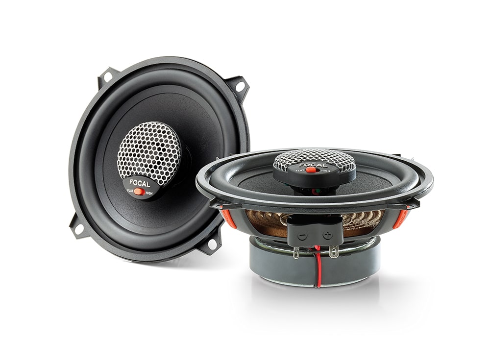 ICU 130 Focal Universal Integration 5.25" 5 1/4 inch Coaxial 2 Way Speakers 60W RMS 4 Ohm Car Audio (Pair)