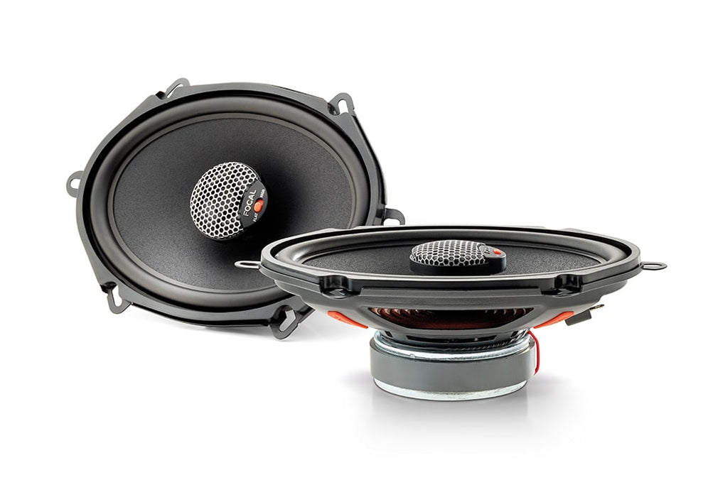 ICU 570 Focal Universal Integration 5x7" 6x8" Coaxial 2 Way Speakers 70W RMS 4 Ohm Car Audio (Pair)